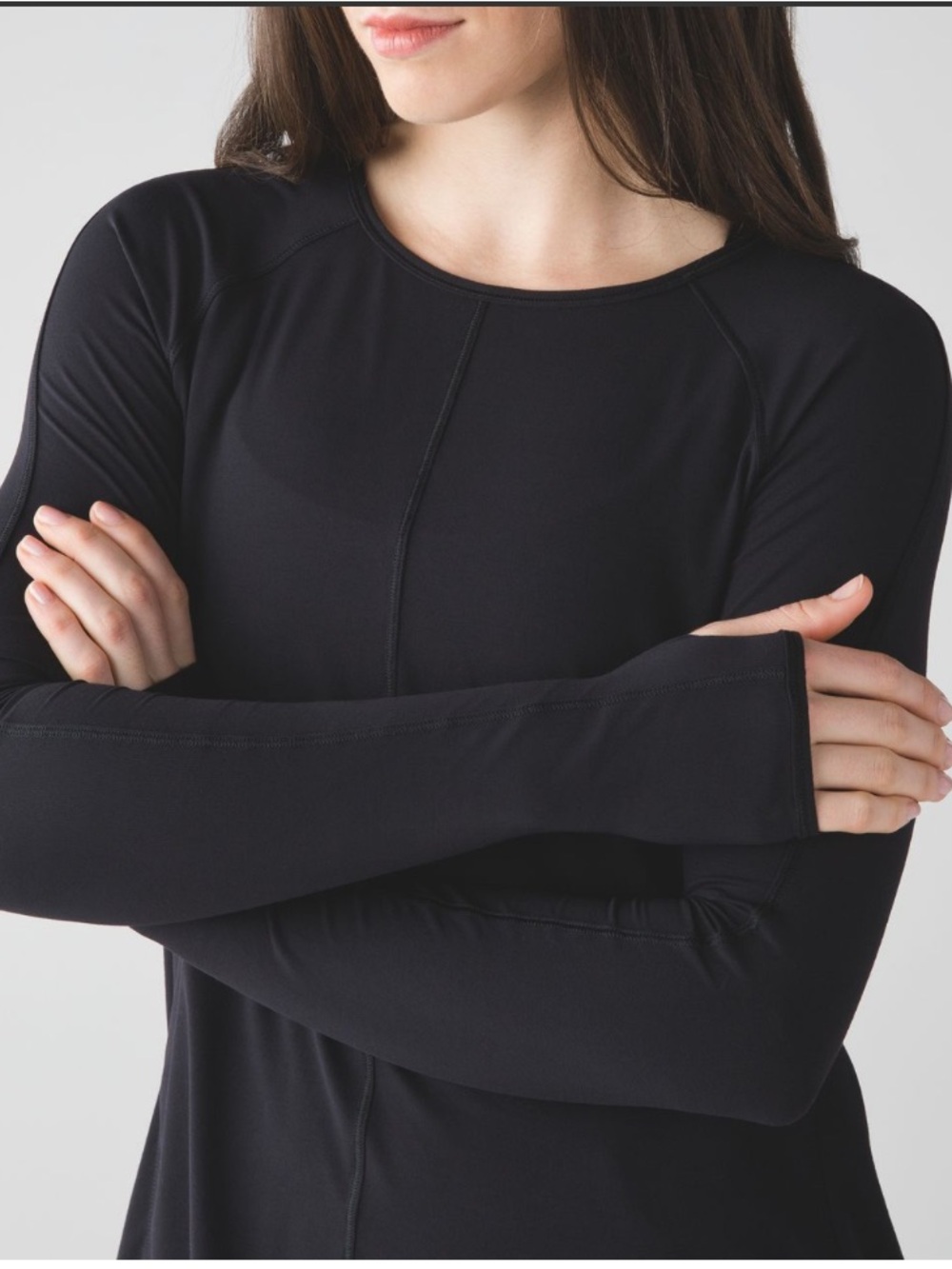 lululemon women’s Making Moves Pleated Back Crewneck Long Sleeve Top
Sz 6 Black - Picture 2 of 15